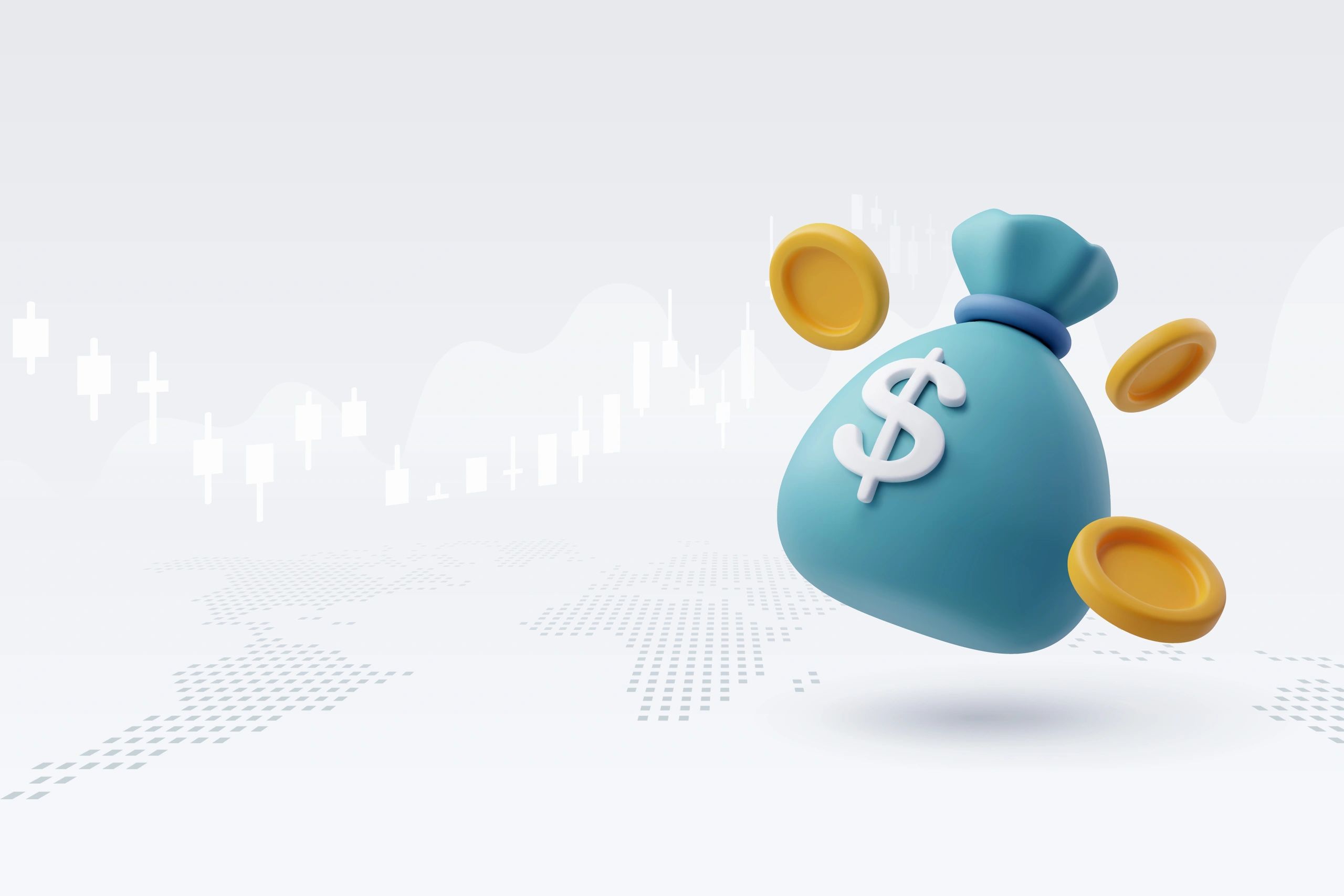 Ilustración de bolsa de dinero para espacio de testimonios futuros